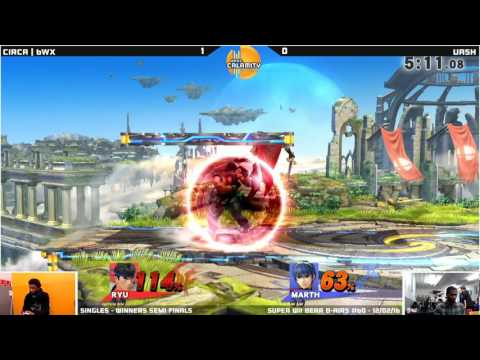 WBB #60 | Circa | 6WX (Ryu) vs Vash (Marth) - Winners Semi Finals - Smash 4 Singles
