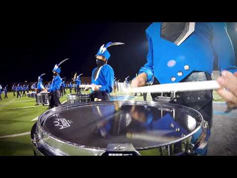 Hebron High School Band 2020 Snare Cam - LA SUERTE AZUL
