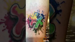 Color puzzle tattoo @ReneArtSurda