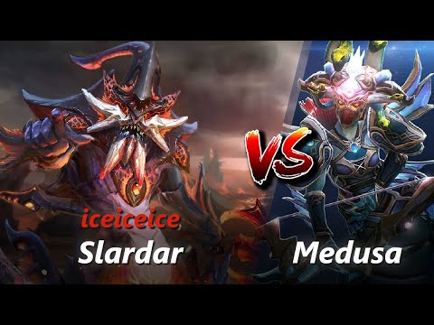 iceiceice offlane Slardar vs Medusa/Bane | First 10 minutes