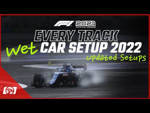 F1 2021 Every Track Best Wet Car Setup (2022 Update!)
