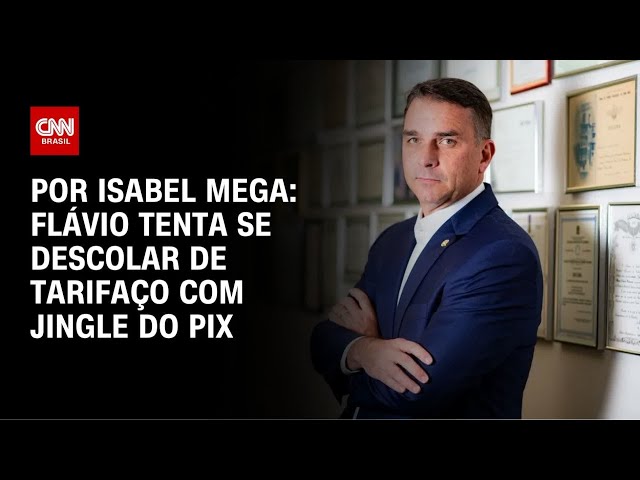Flávio tenta se descolar de tarifaço com jingle do Pix | LIVE CNN