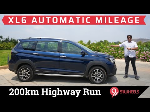 2022 Maruti XL6 Petrol Automatic Mileage Run || 200km Highway Fuel Economy Video