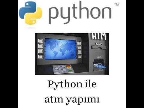 Python ile atm yapımı