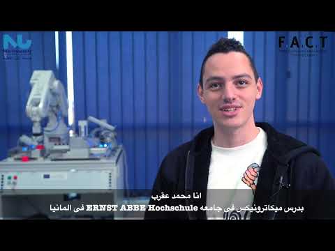 Eng. Mohammed Akrab, estudante da ERNST ABBE Hochschule na Alemanha