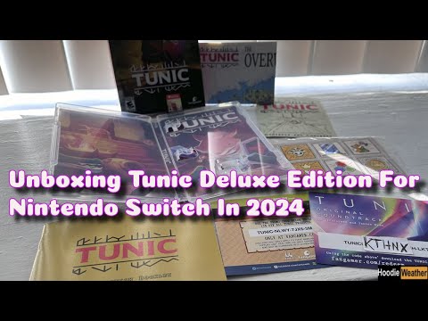 Unboxing Tunic Deluxe Edition For The Nintendo Switch In 2024