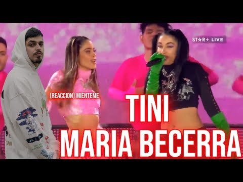 RAPERO ESPAÑOL ALUCINA CON TINI, Maria Becerra  Miénteme (Live Hipódromo de Palermo, TINI Tour 2022)