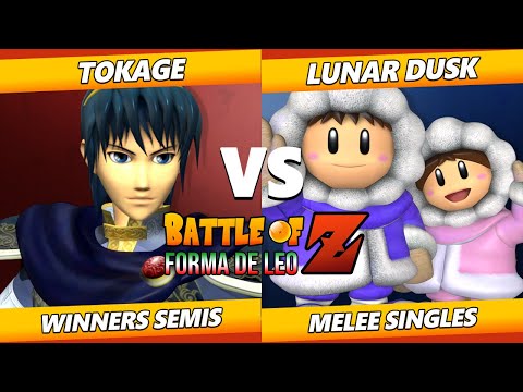 Battle of Z  - Tokage (Marth) Vs. Lunar Dusk (Ice Climbers) Smash Melee Tournament