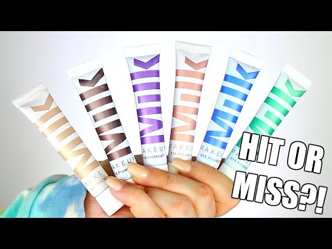 MILK Makeup Eye Pigments First Impressions + Swatches!! HIT OR MISS?