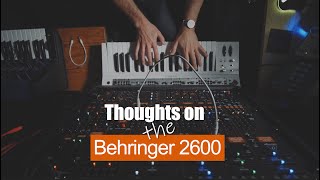 Video thumbnail for Behringer 2600 by Tim Shoebridge