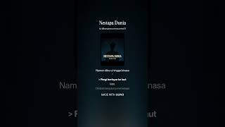 Download lagu NESTAPA DUNIA.         #musikterbaru  #fypdong  #rap  #slowrap  #syair  #syairmelayu  #fypシ゚viral   mp3
