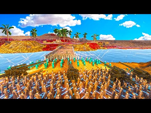 Puppet Terrorist Force against 4.5 million Footman, Mongolian & Spartan !! UEBS 2