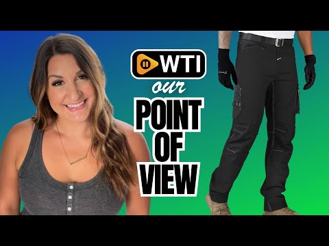 Ellobird Men's Construction Work Utility Pants Relaxed Fit Stretch Flex Cordura Double Knee Reinforcement Carpenter Cargo - WTI product video review