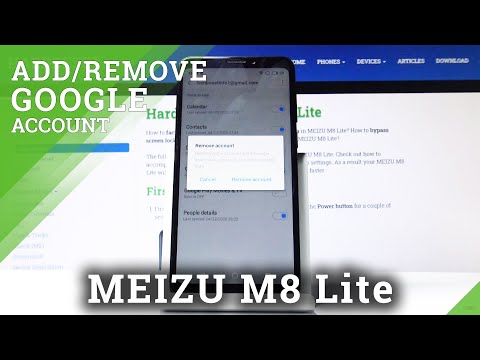 MEIZU M8 Lite How to Add and Remove Google Account