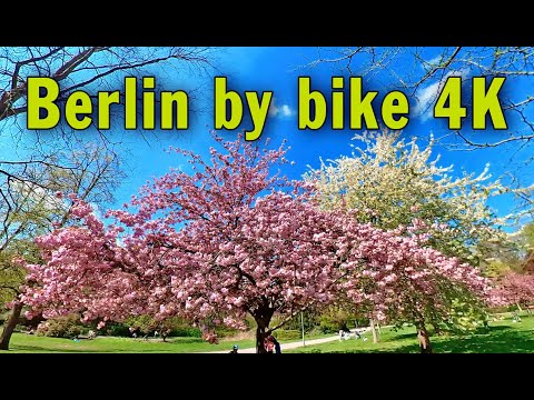 Berlin by bike & 4K - Kirschblüten im Stadtpark Steglitz und Nymphenburger Straße Berlin Schöneberg
