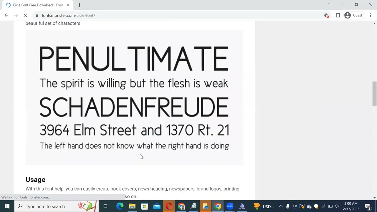 How to Download and Install Cicle Font Free Download in Adobe Photoshop