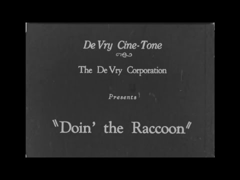 Doin The Racoon 1928 - De Vry Cine-Tone Home Movies (Speed Corrected)