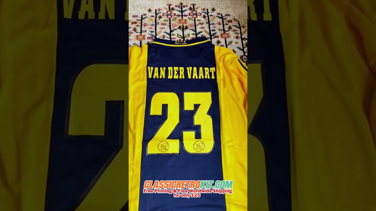 Ajax Away 2000 2001 Football Jersey  #classicfootballshirts #classicshirts #footballshirts