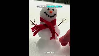 The Best Snow Creation Ever🎨🔥
