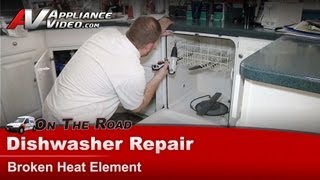 Maytag Dishwasher Repair - Broken Heat Element - Heater