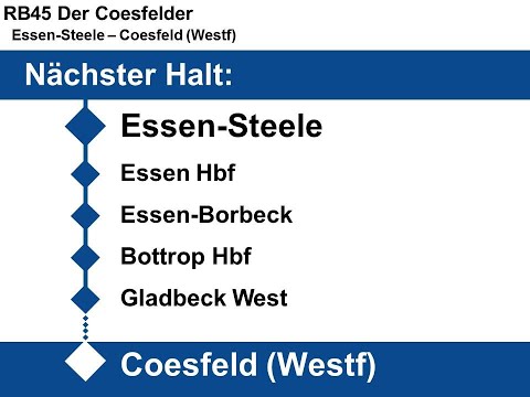 [NWB] Ansagen RB45 Essen - Coesfeld