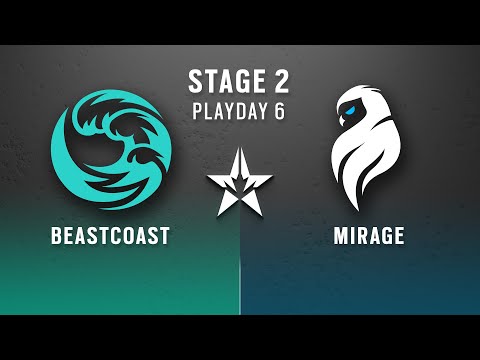 Beastcoast vs Mirage // North American League 2022 - Stage 2 - Playday #6