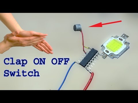 How to make a Clap ON OFF Switch, super easy clap switch Video