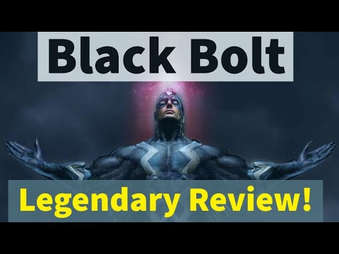 Black Bolt Legendary Review! The King?! Beginner's Guide | Marvel Strike Force - Free to Play