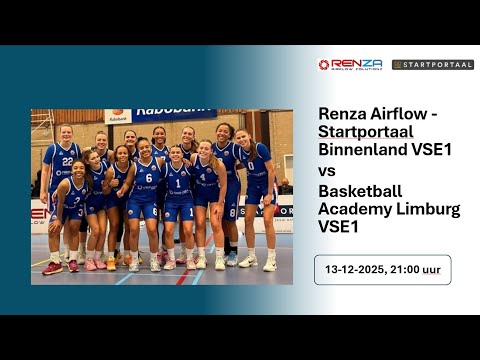 Renza Airflow - Startportaal Binnenland VSE1 vs Basketball Academy Limburg VSE1