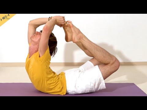Voller Bogen mit Fingern an den großen Zehen Purna Dhanurasana - Yoga Asana Lexikon