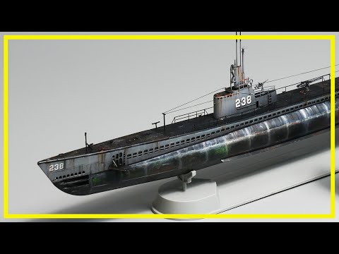 1/350 Gato Class Submarine Full Build (AFV Club)