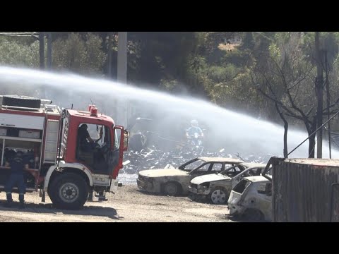 Aftermath of wildfire near Athens as Greece continues to battle blaze | AFP
