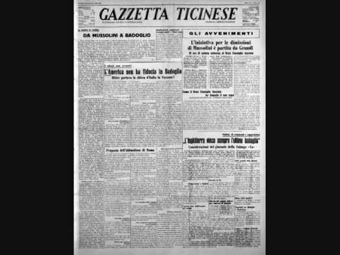 25 luglio 1943 Dimissioni di Benito Mussolini