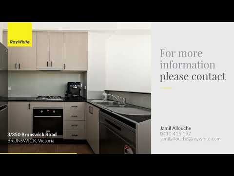 3/350 Brunswick Road, Brunswick, VIC 3056, 3 slaapkamers, 2 badkamers, Townhouse