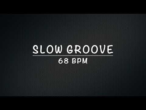"Drums Only"  Backing Track | Slow Groove | 68 BPM