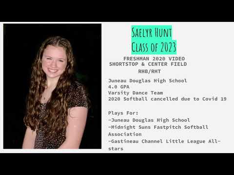 Softball Prospect Class of 2023 / Recruitment Video / Saelyr Hunt / Freshman / Spring 2020 Video