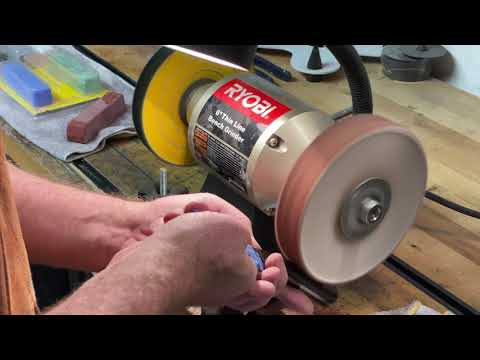 How to shape and polish an epoxy resin knife handle