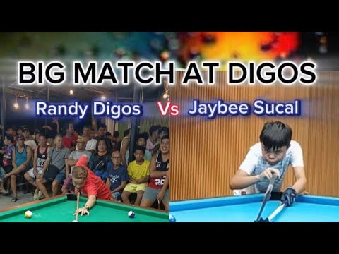Jaybee Sucal vs Randy Digos 10balls game 9-10 partida Randy race 16