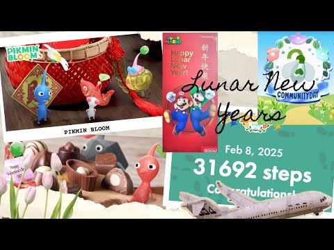 Pikmin Bloom Community Day Valentines D�cor And Lunar New Years 2025 Plus Commentary - YouTube