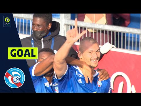 Goal Ludovic AJORQUE (28' - RCSA) RC STRASBOURG ALSACE - FC LORIENT (4-0) 21/22