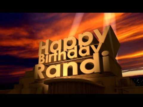 Happy Birthday Randi