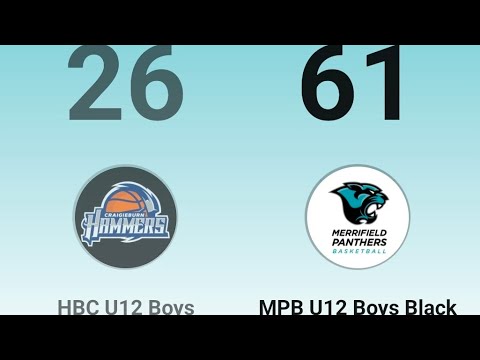 HBC u12 Boys Black vs Merrifield Panthers Black u12