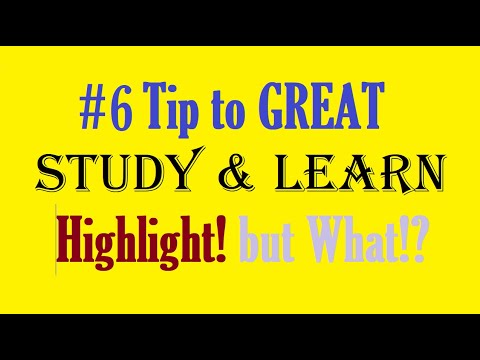 Tip#6 Smart Learning - What Highlight when Study? Recollection vs Recognition Marty Lobdell Quotes