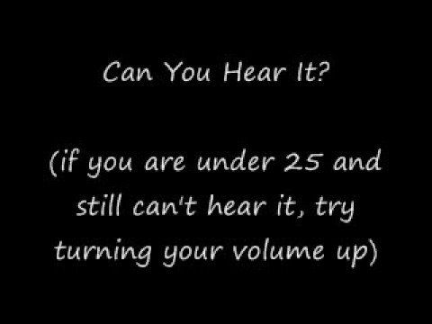 The Sound Adults Can't Hear