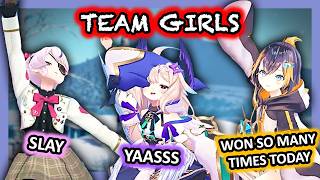 Enna, Petra and Maria perfectly synchronized their brainwaves and PengWIN-ed