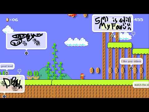 EMB - Junior's Mario Maker by elite230 ~ Miiverse - SUPER MARIO MAKER - NO COMMENTARY 1bh