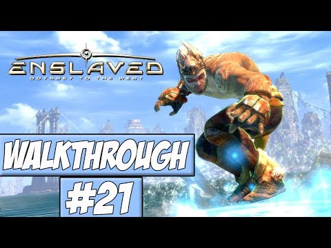 Enslaved: Odyssey To The West - Walkthrough Ep.21 w/Angel - Deep Into The Junkyard!
