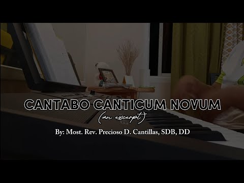Cantabo Canticum Novum (an excerpt)