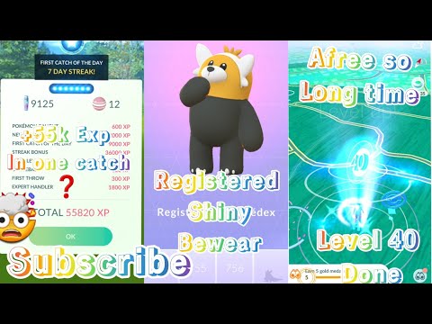 Stufful Community Day!! || How To Get +55k Exp In One Catch || Evolving Shiny Stufful. level 40 Done