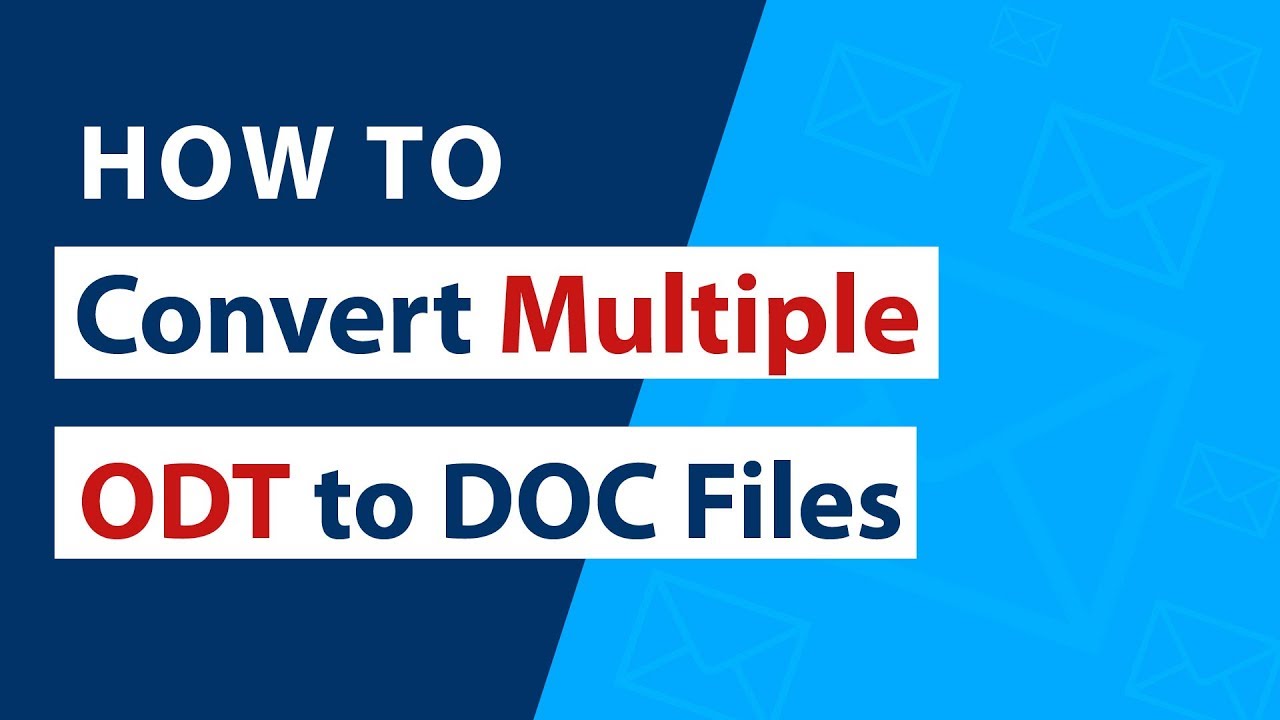 How to Convert Multiple ODT to DOC Microsoft Word Documents ?